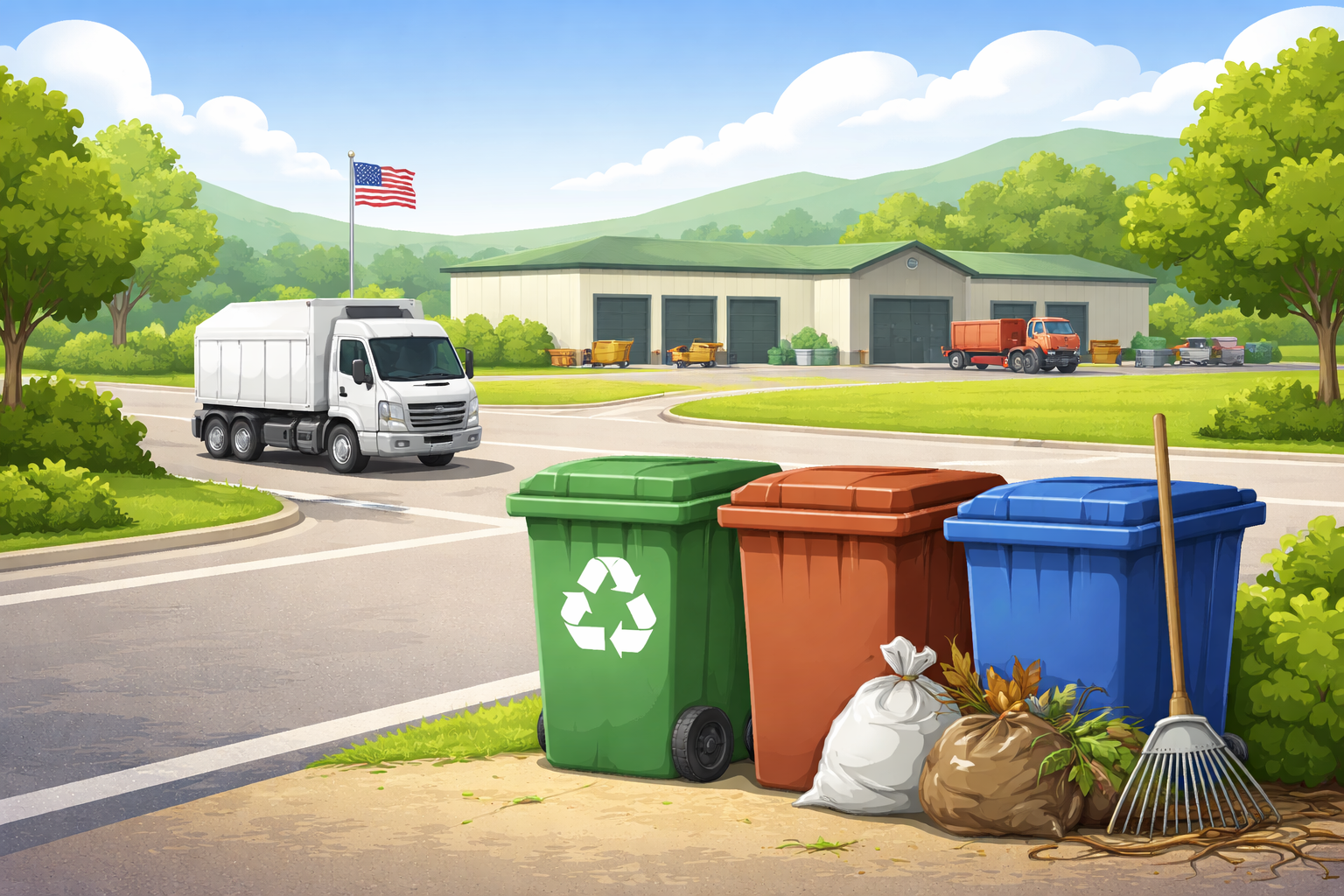 Editorial illustration for: Frederick County Provides Information on Solid Waste Facilities and Services